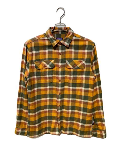 Patagonia（パタゴニア）Patagonia (パタゴニア) ネルシャツ オレンジ サイズ:Sの古着・服飾アイテム
