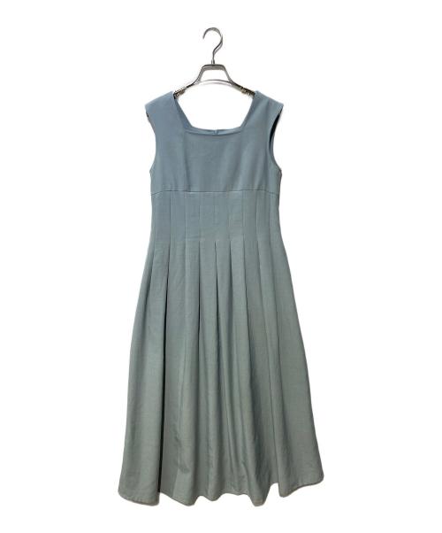 LOUNIE（ルーニー）LOUNIE (ルーニー) スクエアネックワンピース グリーン サイズ:36の古着・服飾アイテム