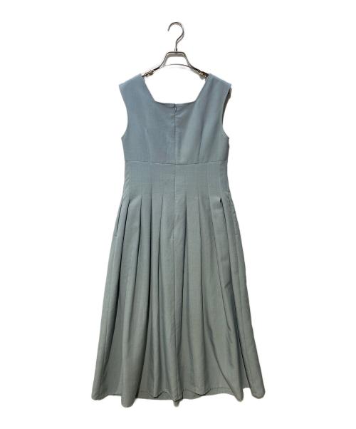 LOUNIE（ルーニー）LOUNIE (ルーニー) スクエアネックワンピース グリーン サイズ:36の古着・服飾アイテム