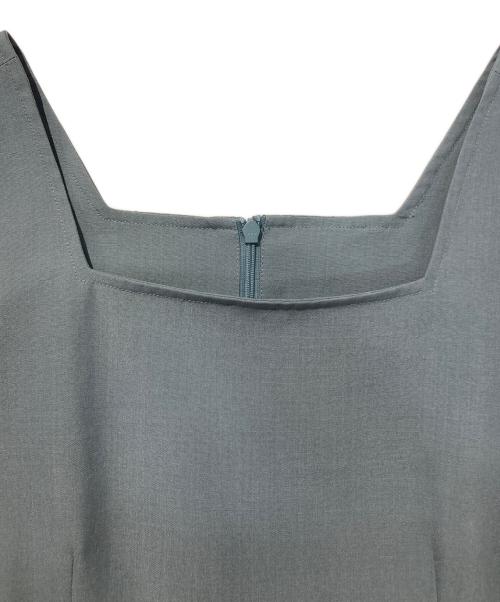 LOUNIE（ルーニー）LOUNIE (ルーニー) スクエアネックワンピース グリーン サイズ:36の古着・服飾アイテム