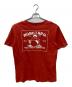 MOMOTARO JEANS (桃太郎ジーンズ) ポケットTシャツ レッド サイズ:XL：4000円