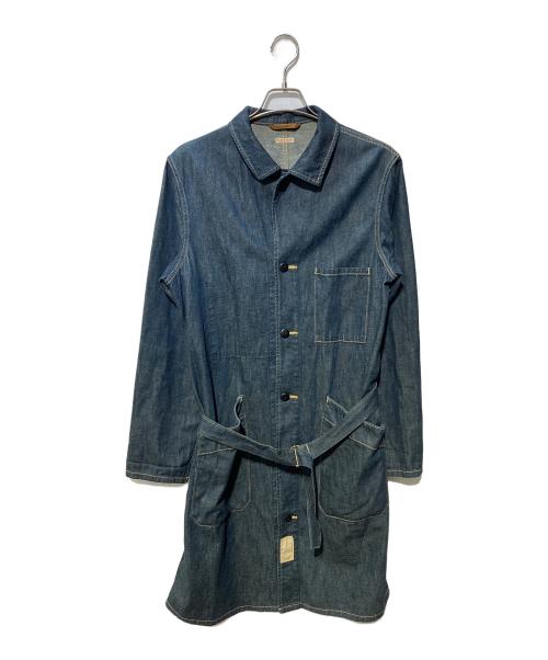 KAPITAL（キャピタル）KAPITAL (キャピタル) デニムショップコート インディゴ サイズ:3の古着・服飾アイテム