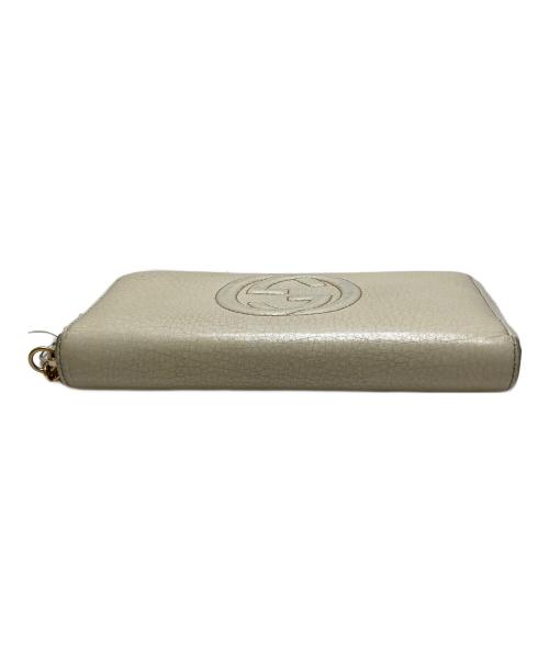 GUCCI（グッチ）GUCCI (グッチ) ソーホー　財布 ベージュの古着・服飾アイテム