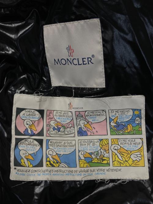 MONCLER（モンクレール）MONCLER (モンクレール) ダウンジャケット ブラック サイズ:00の古着・服飾アイテム