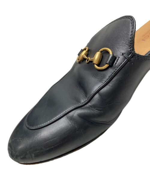 GUCCI（グッチ）GUCCI (グッチ) ホースビットミュール ブラック サイズ:37 1/2の古着・服飾アイテム