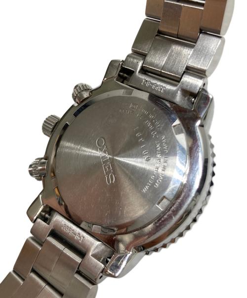 SEIKO（セイコー）SEIKO (セイコー) パイロットアラームクロノグラフ ブラックの古着・服飾アイテム