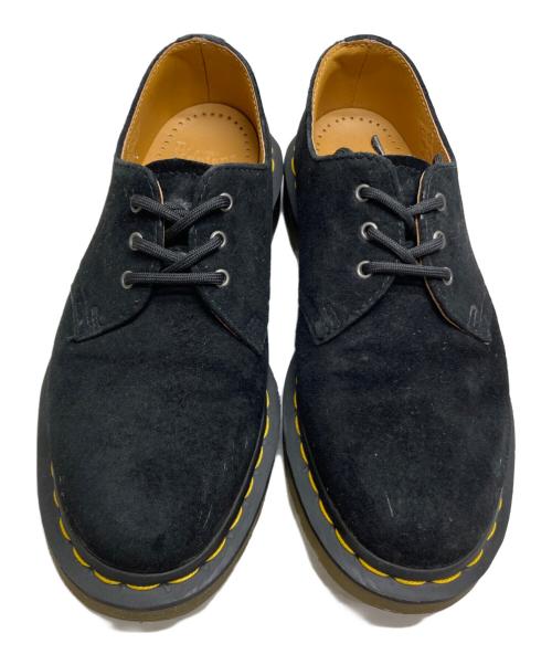 Dr.Martens（ドクターマーチン）Dr.Martens (ドクターマーチン) ３ホールスエードブーツ ブラック サイズ:23の古着・服飾アイテム