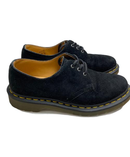Dr.Martens（ドクターマーチン）Dr.Martens (ドクターマーチン) ３ホールスエードブーツ ブラック サイズ:23の古着・服飾アイテム