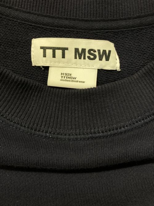 TTT MSW（ティー）TTT MSW (ティー) スウェット ネイビー サイズ:Mの古着・服飾アイテム
