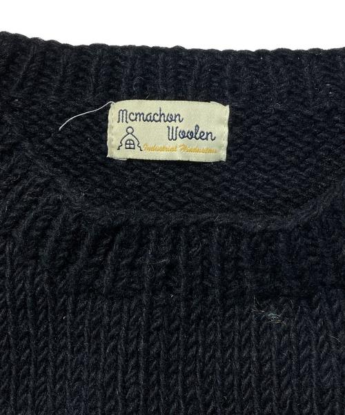 Mcmachan Woolen（マクマーンウーレン）Mcmachan Woolen (マクマーンウーレン) フラワーニット ブラック サイズ:記載無しの古着・服飾アイテム