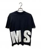 MSGMエムエスジーエム）の古着「Big Logo T-Shirt」｜ブラック