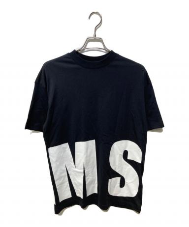 中古・古着通販】MSGM (エムエスジーエム) Big Logo T-Shirt ブラック
