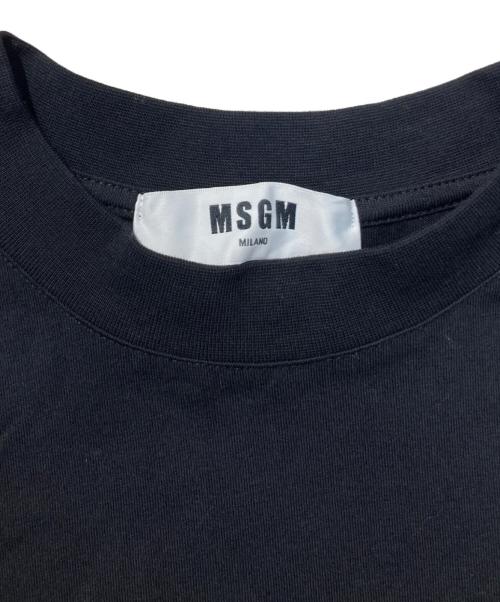 MSGM（エムエスジーエム）MSGM (エムエスジーエム) Big Logo T-Shirt ブラック サイズ:xsの古着・服飾アイテム