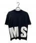 MSGM（エムエスジーエム）の古着「Big Logo T-Shirt」｜ブラック