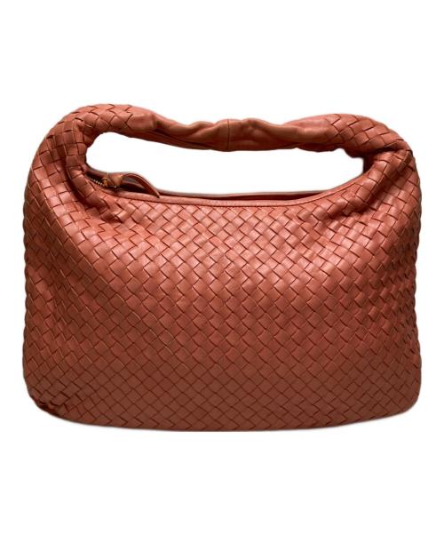 BOTTEGA VENETA（ボッテガベネタ）BOTTEGA VENETA (ボッテガベネタ) イントレチャートホーボーワンショルダーバッグ ピンクの古着・服飾アイテム