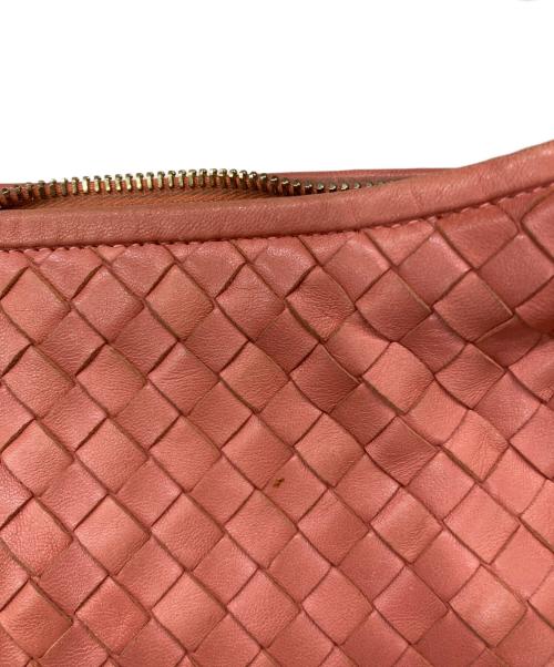 BOTTEGA VENETA（ボッテガベネタ）BOTTEGA VENETA (ボッテガベネタ) イントレチャートホーボーワンショルダーバッグ ピンクの古着・服飾アイテム