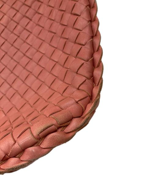 BOTTEGA VENETA（ボッテガベネタ）BOTTEGA VENETA (ボッテガベネタ) イントレチャートホーボーワンショルダーバッグ ピンクの古着・服飾アイテム
