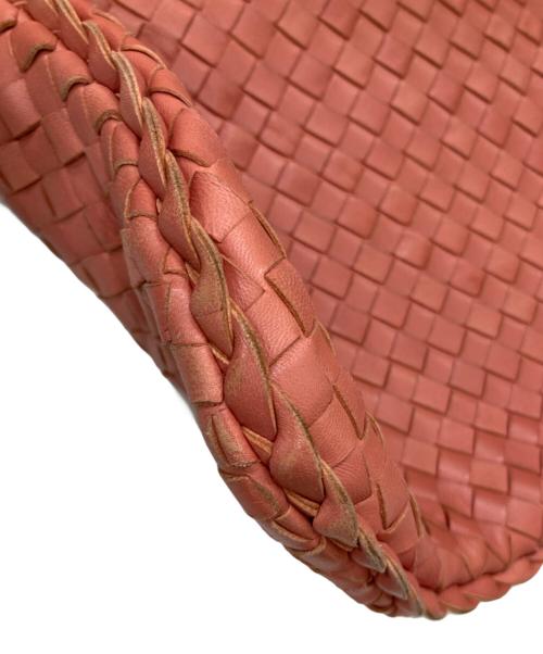 BOTTEGA VENETA（ボッテガベネタ）BOTTEGA VENETA (ボッテガベネタ) イントレチャートホーボーワンショルダーバッグ ピンクの古着・服飾アイテム