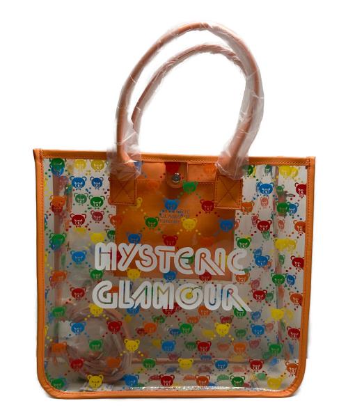 Hysteric Glamour（ヒステリックグラマー）Hysteric Glamour (ヒステリックグラマー) BEAR 2WAYトートバッグ オレンジ 未使用品の古着・服飾アイテム