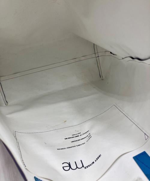 me ISSEY MIYAKE（ミーイッセイ ミヤケ）me ISSEY MIYAKE (ミーイッセイ ミヤケ) トートバッグ パープルの古着・服飾アイテム