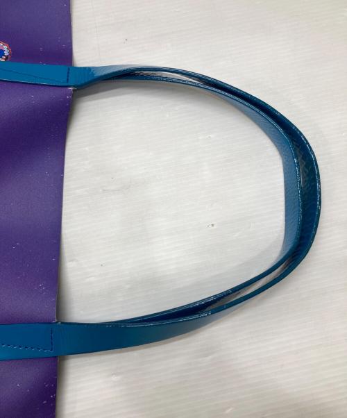 me ISSEY MIYAKE（ミーイッセイ ミヤケ）me ISSEY MIYAKE (ミーイッセイ ミヤケ) トートバッグ パープルの古着・服飾アイテム