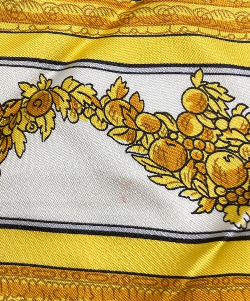 CELINE（セリーヌ）CELINE (セリーヌ) シルクスカーフ イエロー サイズ:FREEの古着・服飾アイテム
