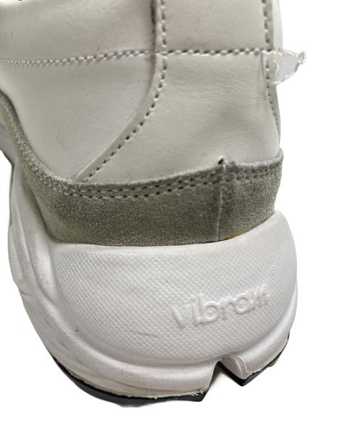 YOAK（ヨーク）YOAK (ヨーク) レザースニーカー ホワイト サイズ:25の古着・服飾アイテム