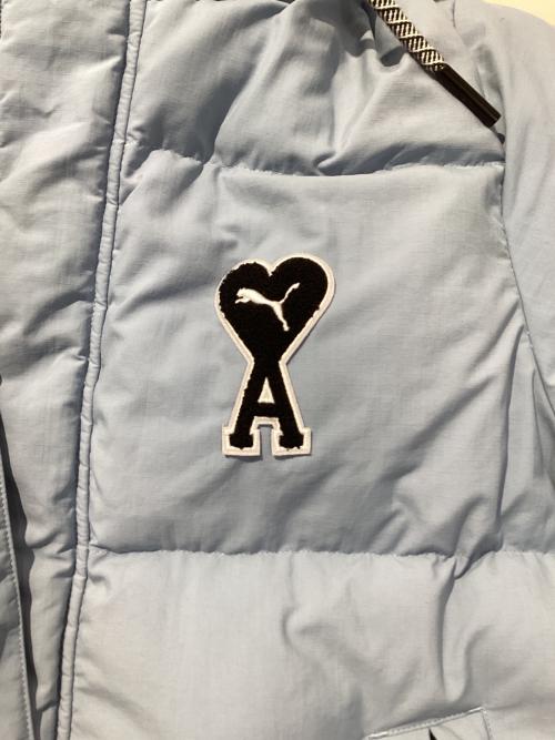 AMI Alexandre Mattiussi（アミアレクサンドルマテュッシ）AMI Alexandre Mattiussi (アミアレクサンドルマテュッシ) PUMA (プーマ) M AMI PUFFER JACKET ブルー サイズ:xsの古着・服飾アイテム