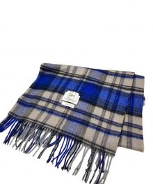 ADER error（アーダーエラー）の古着「Revint Plaid Muffler」｜ブルー