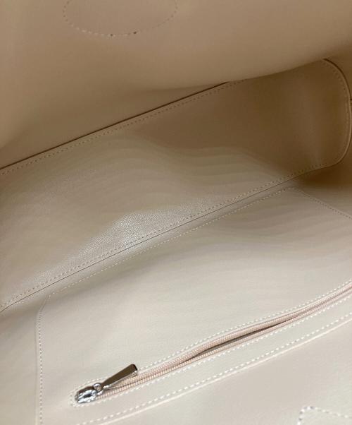 LONGCHAMP（ロンシャン）LONGCHAMP (ロンシャン) レザートートバッグ グレーの古着・服飾アイテム