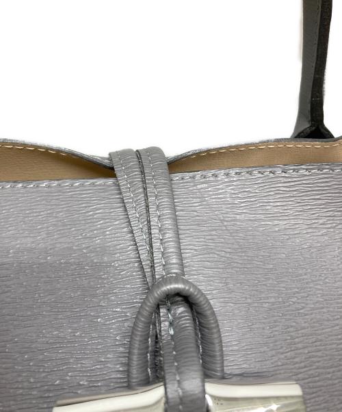 LONGCHAMP（ロンシャン）LONGCHAMP (ロンシャン) レザートートバッグ グレーの古着・服飾アイテム