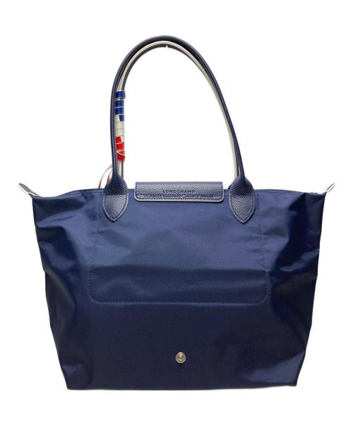 LONGCHAMP（ロンシャン）LONGCHAMP (ロンシャン) ナイロントートバッグ ネイビーの古着・服飾アイテム