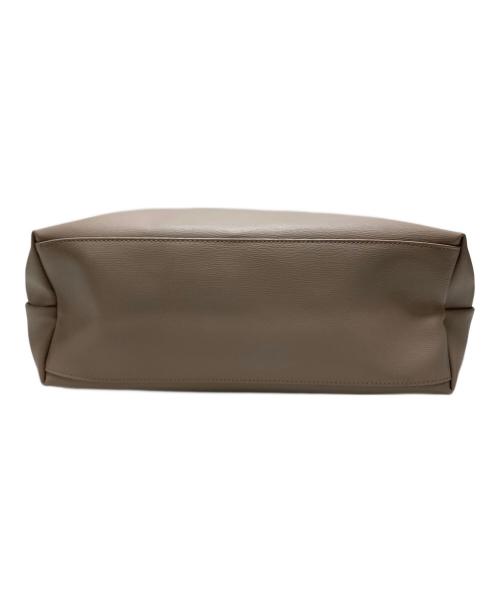 LONGCHAMP（ロンシャン）LONGCHAMP (ロンシャン) レザートートバッグ ベージュの古着・服飾アイテム