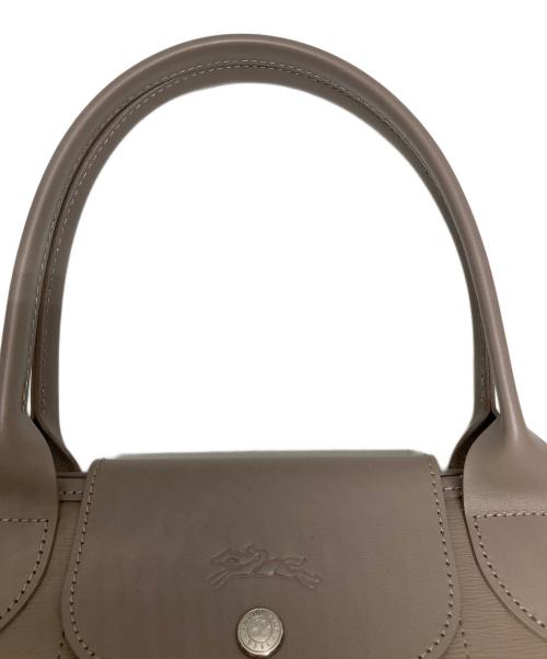 LONGCHAMP（ロンシャン）LONGCHAMP (ロンシャン) レザートートバッグ ベージュの古着・服飾アイテム