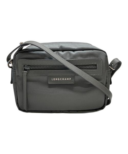 LONGCHAMP（ロンシャン）LONGCHAMP (ロンシャン) ナイロンショルダーバッグ グレーの古着・服飾アイテム
