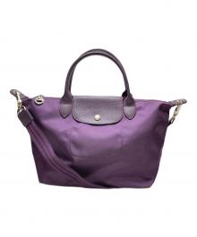 LONGCHAMP（ロンシャン）の古着「2WAYナイロンバッグ」｜パープル