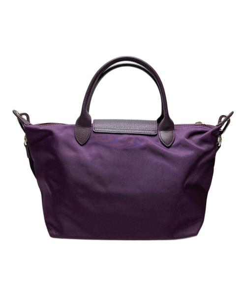 LONGCHAMP（ロンシャン）LONGCHAMP (ロンシャン) 2WAYナイロンバッグ パープルの古着・服飾アイテム