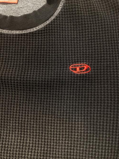 DIESEL（ディーゼル）DIESEL (ディーゼル) プルオーバートップ ブラック サイズ:Mの古着・服飾アイテム