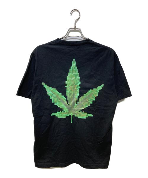 THE BLACK EYE PATCH（ブラックアイパッチ）THE BLACK EYE PATCH (ブラックアイパッチ) SMALL OG BIG LEAF TEE ブラック サイズ:Lの古着・服飾アイテム