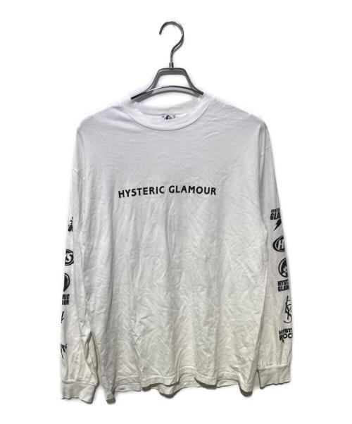Hysteric Glamour（ヒステリックグラマー）Hysteric Glamour (ヒステリックグラマー) HYS ROCKカットソー ホワイト サイズ:Lの古着・服飾アイテム
