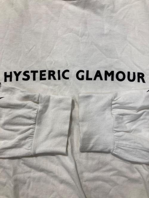 Hysteric Glamour（ヒステリックグラマー）Hysteric Glamour (ヒステリックグラマー) HYS ROCKカットソー ホワイト サイズ:Lの古着・服飾アイテム