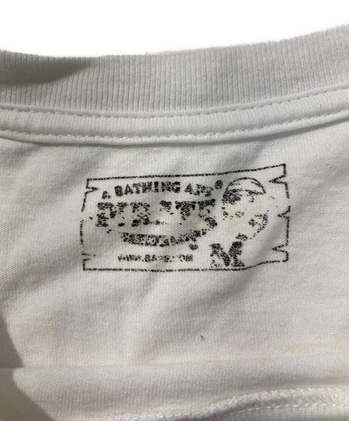 A BATHING APE（アベイシングエイプ）A BATHING APE (アベイシングエイプ) APE PIRATE TEE ホワイト サイズ:Mの古着・服飾アイテム