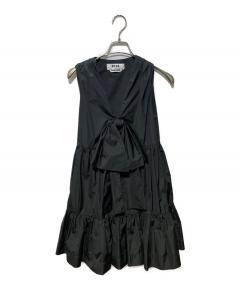 中古・古着通販】PRADA (プラダ) ノースリーブワンピース ブラック