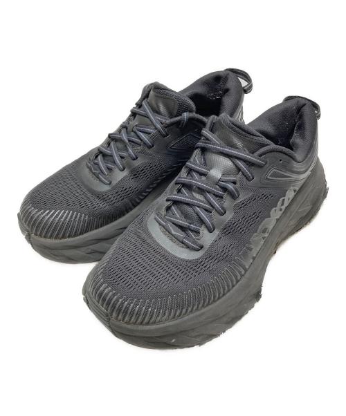 HOKAONEONE（ホカオネオネ）HOKAONEONE (ホカオネオネ) M BONDI 7 WIDE ブラック サイズ:26㎝の古着・服飾アイテム