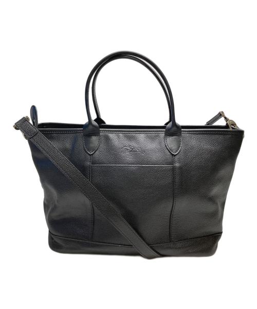 LONGCHAMP（ロンシャン）LONGCHAMP (ロンシャン) ルフローネ ブラックの古着・服飾アイテム