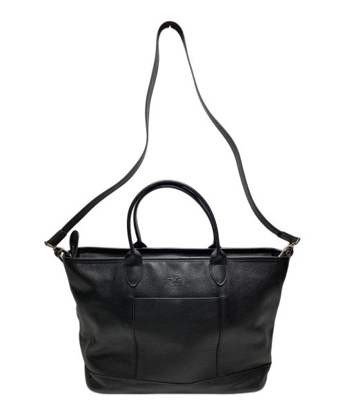 LONGCHAMP（ロンシャン）LONGCHAMP (ロンシャン) ルフローネ ブラックの古着・服飾アイテム