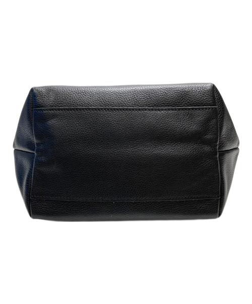LONGCHAMP（ロンシャン）LONGCHAMP (ロンシャン) レザーハンドバッグ　Le Pliage ブラックの古着・服飾アイテム