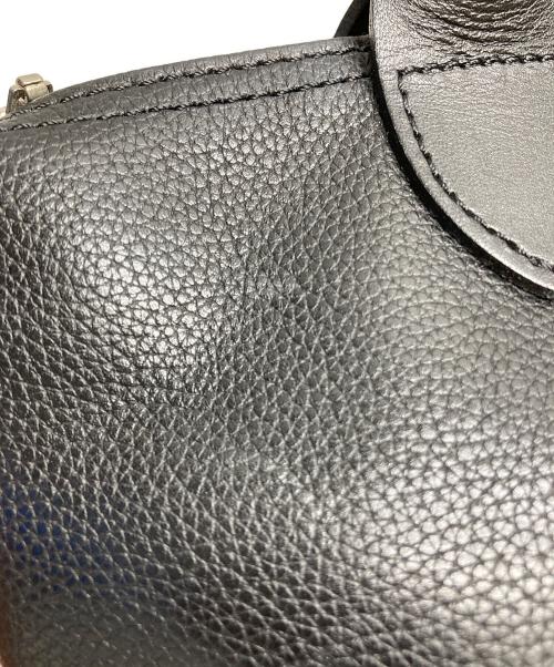 LONGCHAMP（ロンシャン）LONGCHAMP (ロンシャン) レザーハンドバッグ　Le Pliage ブラックの古着・服飾アイテム