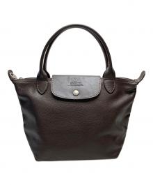 LONGCHAMP（ロンシャン）の古着「レザーバッグ」｜ブラウン