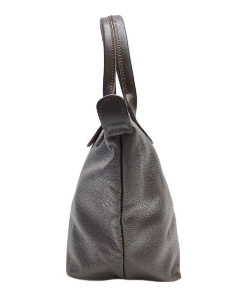 LONGCHAMP（ロンシャン）LONGCHAMP (ロンシャン) レザーバッグ ブラウンの古着・服飾アイテム